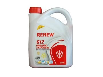 RENEW ANTİFİRİZ KIRMIZI ORGANİK 3 LİTRE -56 RNW KSS M97B44 3L MNR4001