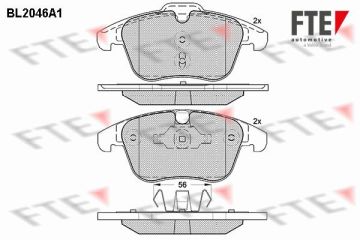 FTE ÖN FREN BALATASI MONDEO 07> FTE 6G9J 2K021 A2D 1916756