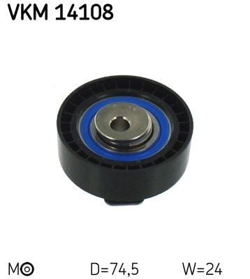 SKF EKSANTRİK GERGİ RULMANI 1.8TDCİ CONNECT 02> SKF 2T1Q 6K254 AB VKM14108