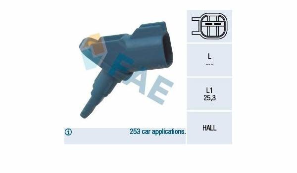 FAE ABS BEYNİ KUMANDA SENSÖRÜ FOCUS 05> FAE 3M5T 2B372 DA 78011