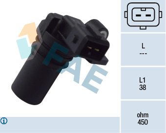 FAE KRANK POZİSYON SENSÖRÜ 75-90 PS CONNECT 02> FAE 1M5A 6C315 AE 79162