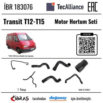 İBRAŞ MOTOR HORTUM SETİ T12-T15 93>99 İBR 183076 183076