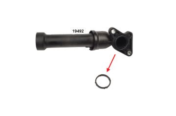 İBRAŞ DEVİRDAİM SU GİRİŞ BORU CONTASI 2.2 V347 06> İBR 6C1Q 8B535 AFC 19370