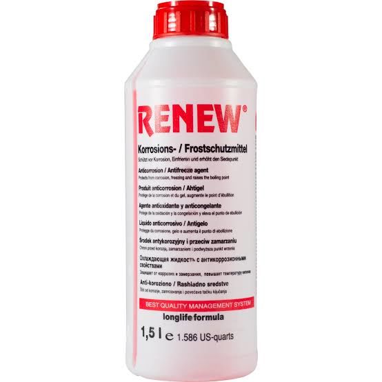 RENEW ANTİFİRİZ KIRMIZI ORGANİK 1.5 LİTRE -56 RNW WSS M97B44 1.5L MNR4002